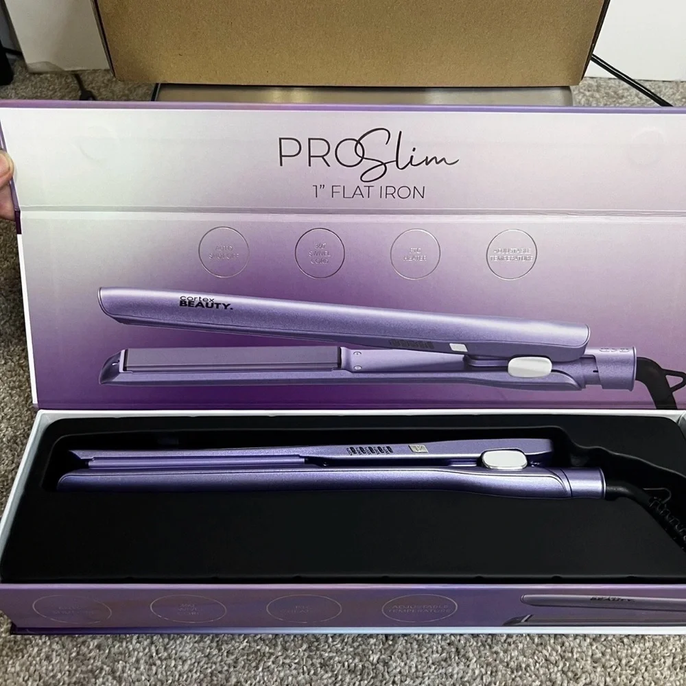 Cortex Beauty Pro‎ Slim 1” Flat Iron Hair Straightener Ceramic Coated